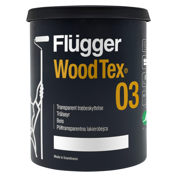 03 Wood Tex Transparent træbeskyttelse Flügger